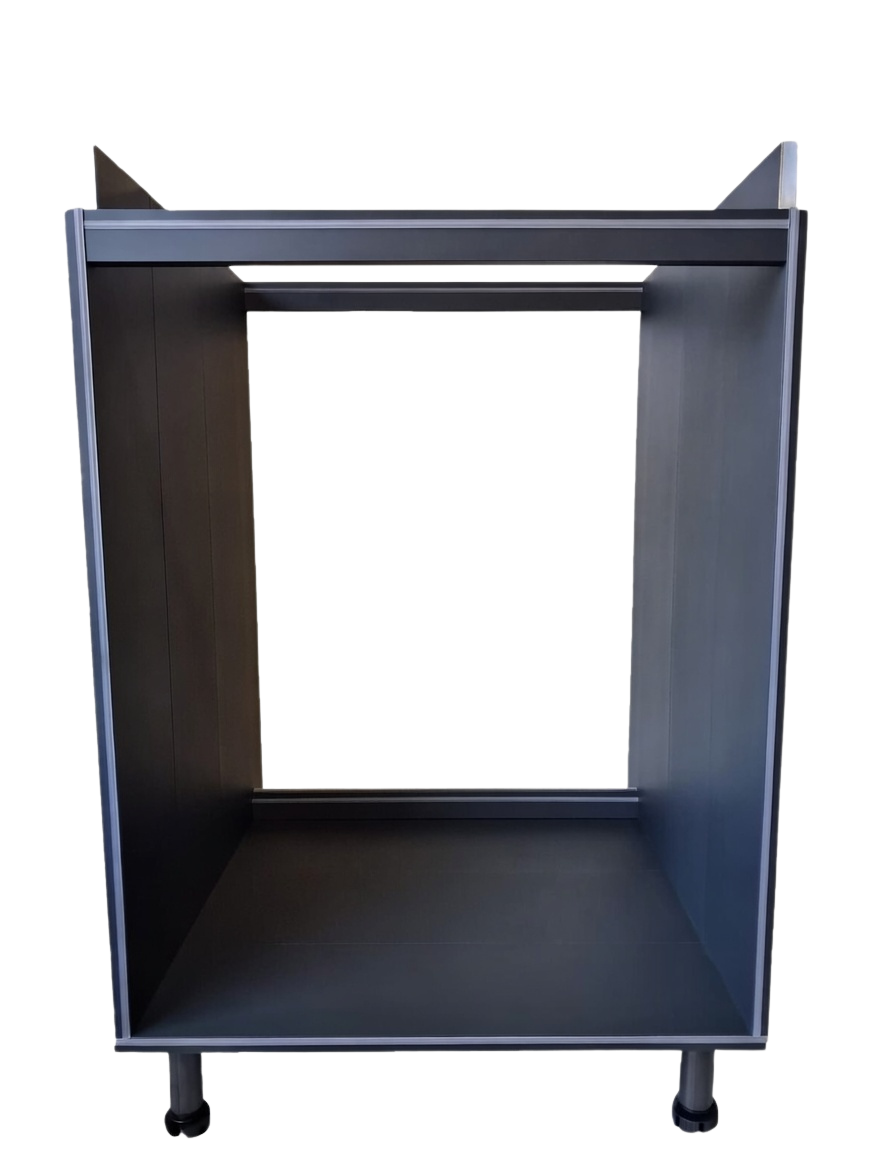 ConstanKitchen aluminium sink frame — black cabinet box
