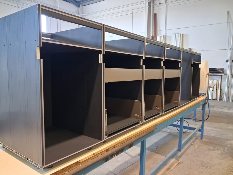 ConstanKitchen workshop — frames built to measure