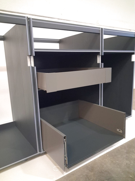 ConstanKitchen custom frame with interior drawers