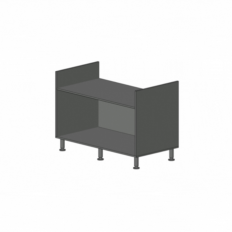 ConstanKitchen barbecue frames — technical render